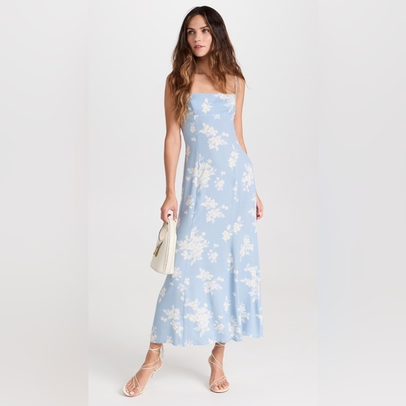 Reformation Dresses & Skirts - Reformation Liya Dress Bijou Blue‎ dress gown size 6
